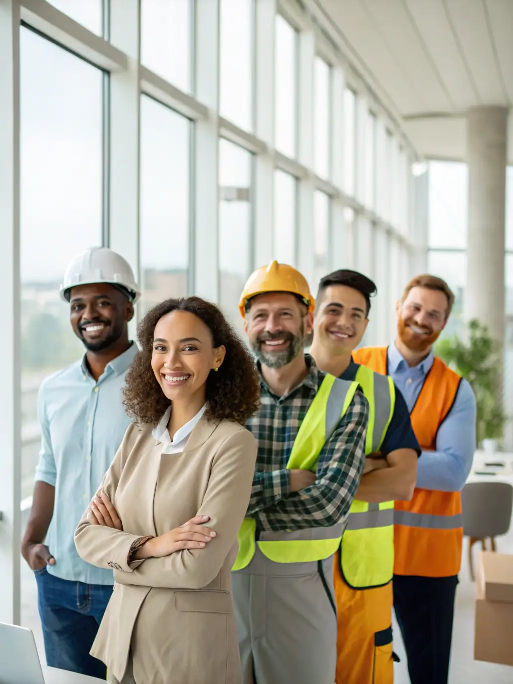 A diverse group of employees participating in a random drug testing program, promoting a safe and compliant workplace.